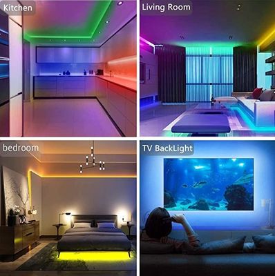 Outdoor 12V RGB Waterproof Flexible LED Strip 5M Smart Wifi Atmosphere Type