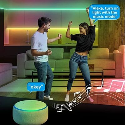 2m rgb led flexible strip RF Bluetooth RGB LED Strip Lights Changable 30W