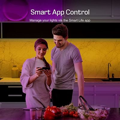 indoor led strip lights Smart Wifi RGB LED Strip Lights Blasting 2m RF Control