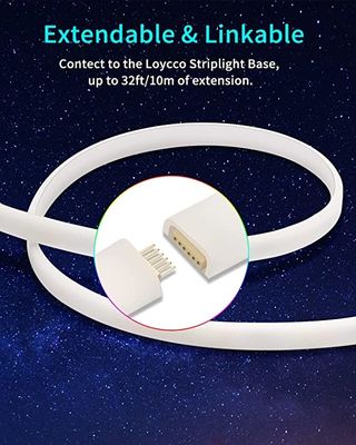 Flexible Gradient Light Strip 5m 10m 10W Extendable Full Color Light Strip