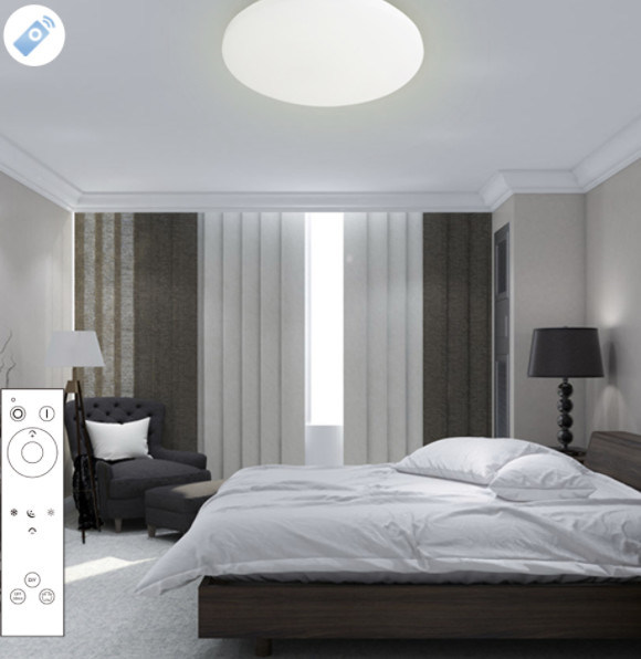 Infrared Smart LED Panel Light Remote Control Ceiling Light CE EU Standard