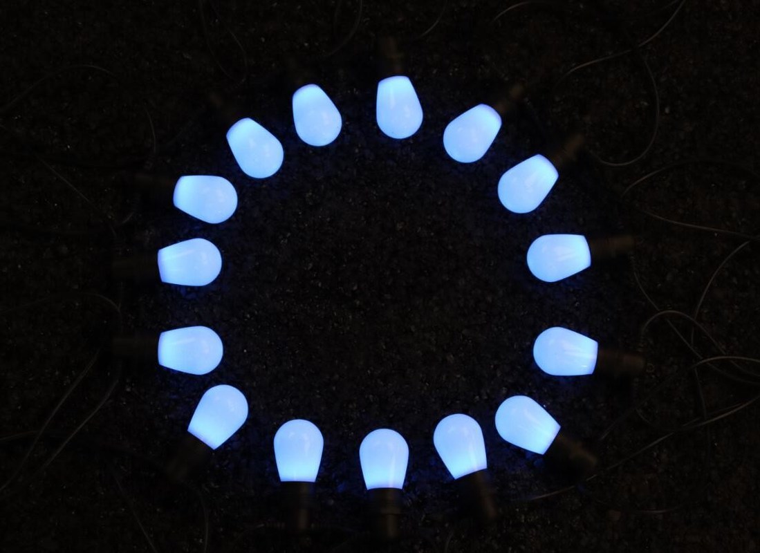 Outdoor Weatherproof flexible LED string lights RGB Changable 280x170x180mm